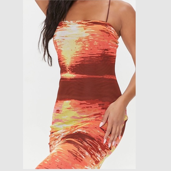 NWT abstract print dress - Picture 5 of 8